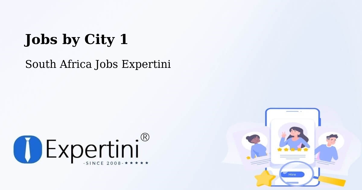 City Jobs in South Africa - Expertini